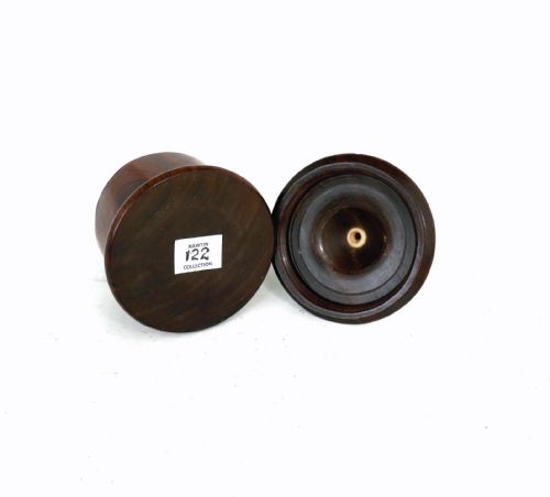 ANTIQUE EARLY TREEN 19THC KINGWOOD GOTOBED WITH TURNED BONE FINIAL ENGLISH C182040 - ADDITIONAL PHOTO 2
