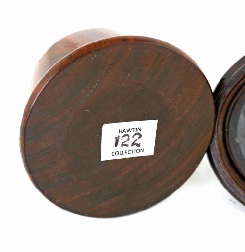 ANTIQUE EARLY TREEN 19THC KINGWOOD GOTOBED WITH TURNED BONE FINIAL ENGLISH C182040 - ADDITIONAL PHOTO 3
