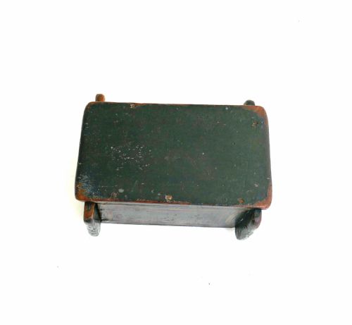 ANTIQUE EARLY TREEN 19THC REGENCY PAINTED MONEY BOX WITH ATTRACTIVE DECORATION ENGLISH C182030 - ADDITIONAL PHOTO 5