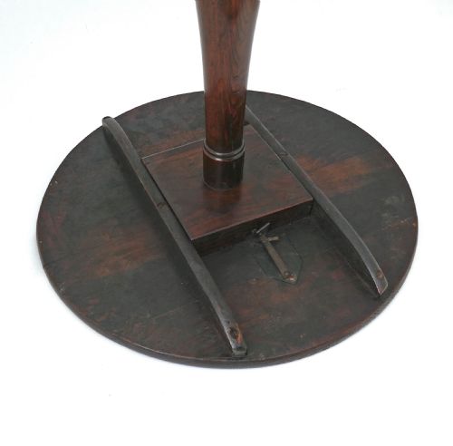 ANTIQUE EARLY COUNTRY FURNITURE 18THC OAK FRUITWOOD TRIPOD TABLE ENGLISH C177090 - ADDITIONAL PHOTO 3