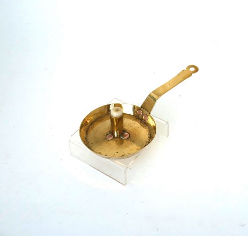 antique early metalware 17thc 18thc brass copper chamberstick english c1680c1700 - CATEGORY: ANTIQUE LIGHTING - DATED 17TH CENTURY