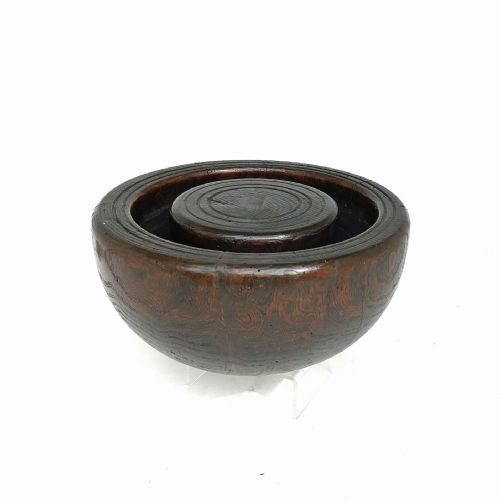 antique early kitchenalia 18thc elm chopping bowl for nuts english c177090 - CATEGORY: ANTIQUE MISCELLANEOUS - DATED 18TH CENTURY