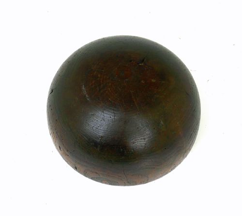 ANTIQUE EARLY KITCHENALIA 18THC ELM CHOPPING BOWL FOR NUTS ENGLISH C177090 - ADDITIONAL PHOTO 2
