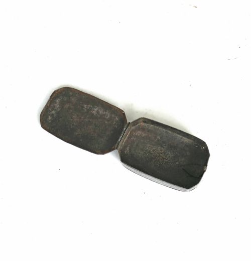 ANTIQUE EARLY METALWARE 18THC STEEL ENGRAVED GENTLEMAN'S SNUFF BOX DATED 1797 ENGLISH - ADDITIONAL PHOTO 2