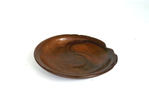 ANTIQUE TREEN 19THC KITCHENALIA HAND HELD SYCAMORE CREAM SKIMMER FRENCH C177090 - ADDITIONAL PHOTO 2