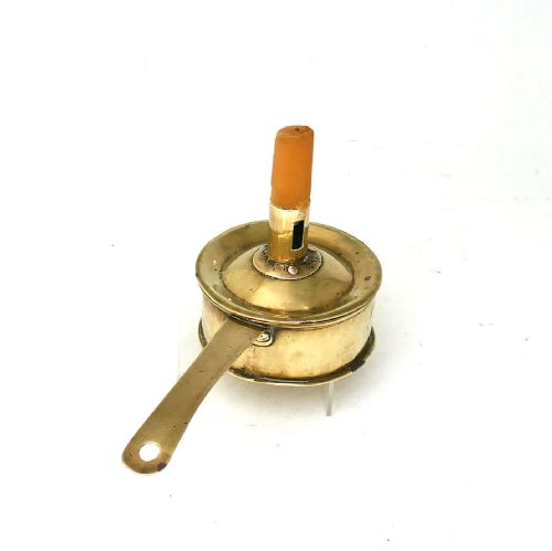 antique early metalware 18thc brass tinderbox and candle holder english dutch c171020 - CATEGORY: ANTIQUE LIGHTING - DATED 18TH CENTURY