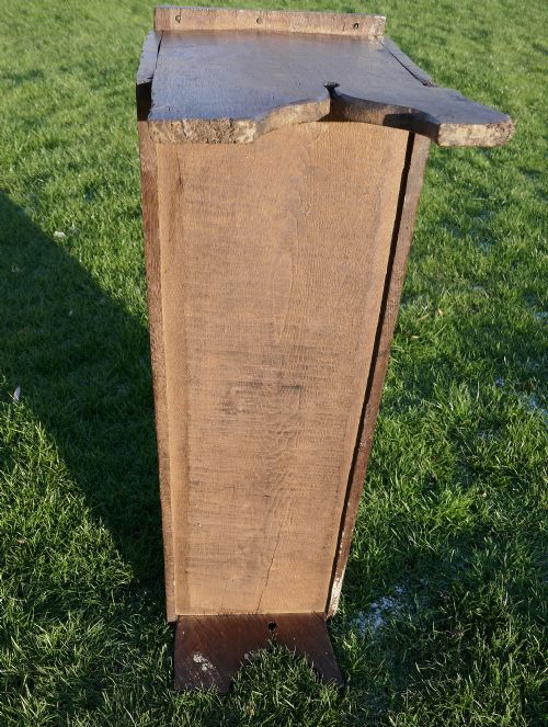 ANTIQUE EARLY COUNTRY FURNITURE 17THC PERIOD OAK JOINED CARVED COFFER ENGLISH C162040 - ADDITIONAL PHOTO 7