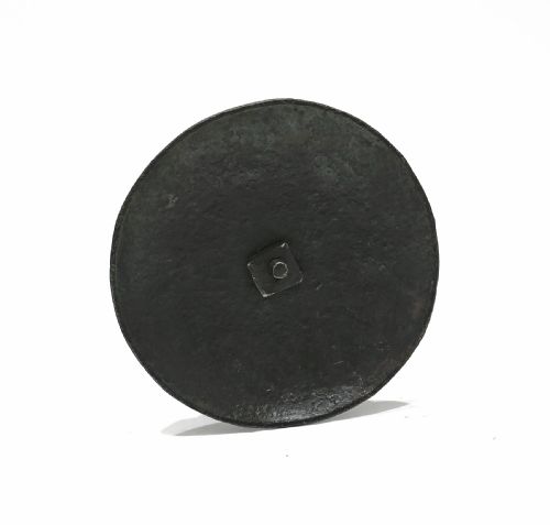 ANTIQUE METALWARE LIGHTING 18THC SHEET IRON SINGLE HOGSCRAPER CANDLESTICK ENGLISH C1780C1800 - ADDITIONAL PHOTO 4