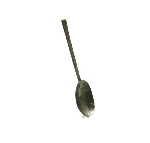 ANTIQUE EARLY METALWARE 17THC PURITAN LATTEN SINGLE SPOON WITH MAKERS MARK THREE SPOONS ENGLISH C164565 - ADDITIONAL PHOTO 2