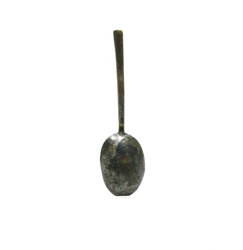 ANTIQUE EARLY METALWARE 17THC PURITAN LATTEN SINGLE SPOON WITH MAKERS MARK THREE SPOONS ENGLISH C164565 - ADDITIONAL PHOTO 3