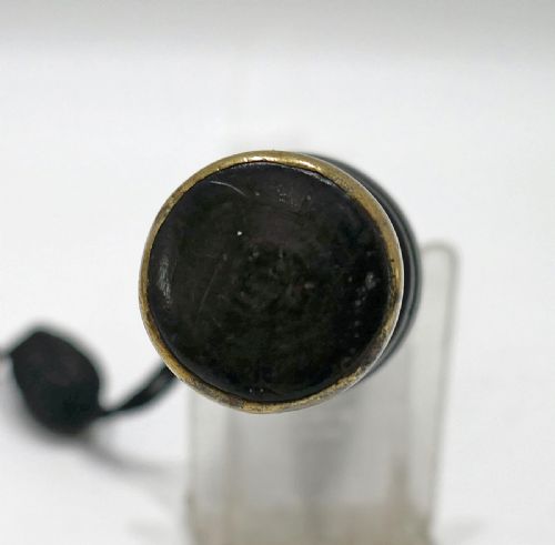 ANTIQUE EARLY METALWARE COLLECTABLES 19THC WILLIAM 1V BRASS LIGNUM TIPSTAFF DATED 1836 - ADDITIONAL PHOTO 5