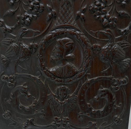 ANTIQUE EARLY CARVING 16THC CARVED CONTINENTAL OAK PANEL FRENCH C156080 - ADDITIONAL PHOTO 1
