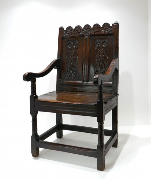 antique early english furniture period oak 17thc wainscot chair lancashire cheshire c166080 - CATEGORY: ANTIQUE CHAIRS - DATED 17TH CENTURY