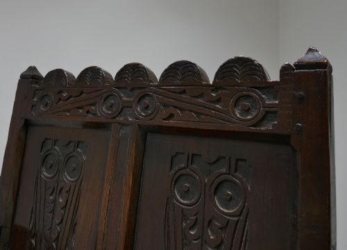 ANTIQUE EARLY ENGLISH FURNITURE PERIOD OAK 17THC WAINSCOT CHAIR LANCASHIRE CHESHIRE C166080 - ADDITIONAL PHOTO 2