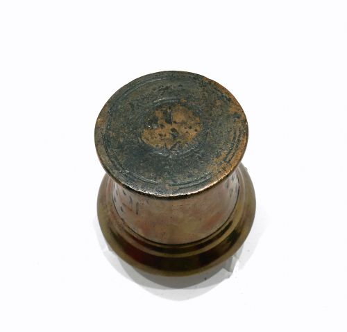 ANTIQUE EARLY METALWARE 17THC BRONZE MORTAR DATED 1690 ENGLISH SOMERSET FOUNDRY - ADDITIONAL PHOTO 3