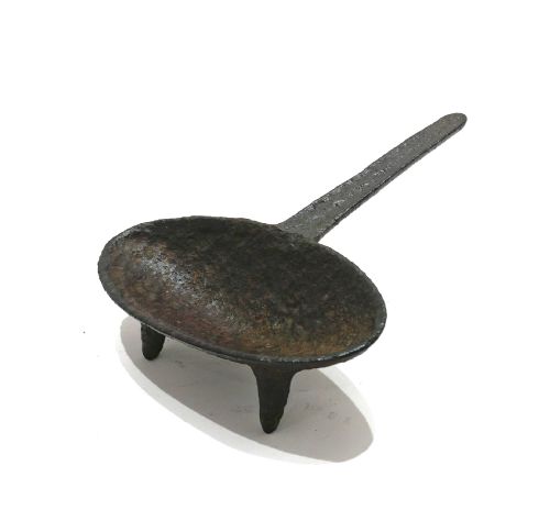 ANTIQUE EARLY METALWARE 17THC CAST IRON DOWN HEARTH GRISSET ENGLISH C167090 - ADDITIONAL PHOTO 1