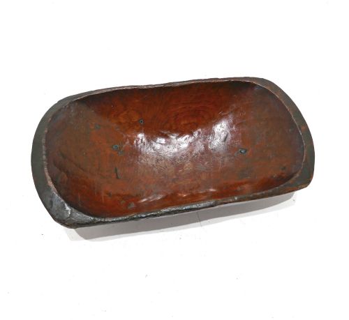 Antique Treen Kitchenalia 19thc Pine Patinated Adzed Dough Bowl.   Scandinavian. C1840-60.
