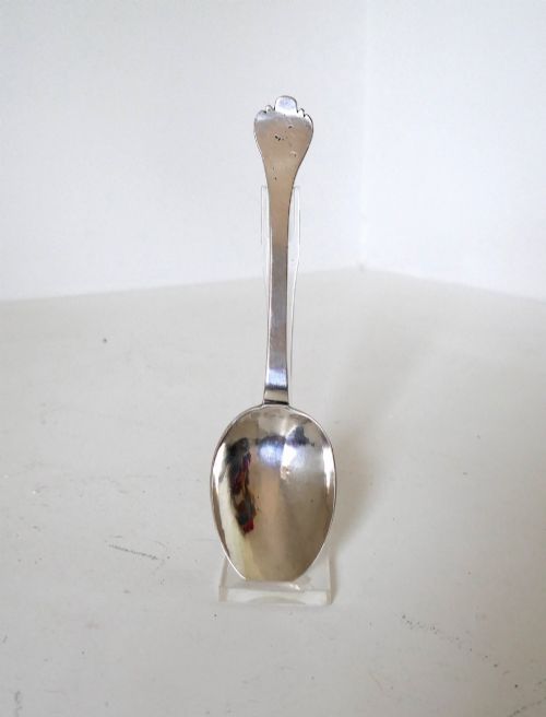 Antique Early Metalware Silver 17thc Charles 11 Trefid Spoon by Ng.   English C1680-85