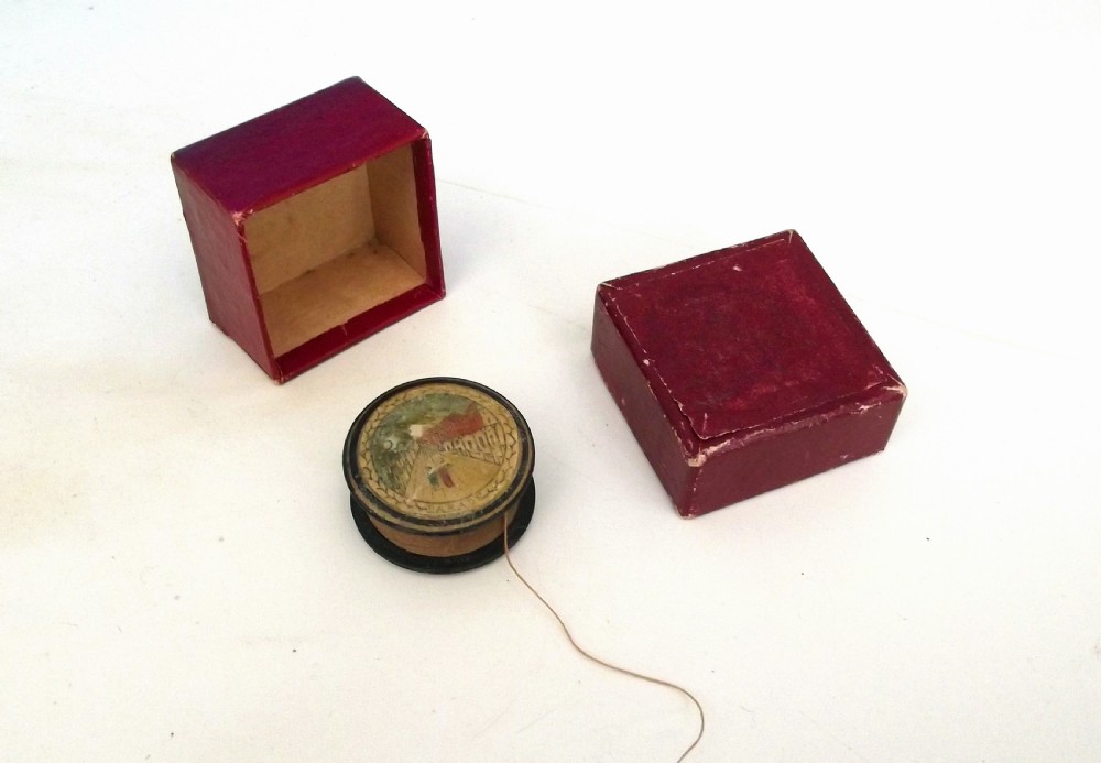 18thc Treen Bobbin Holder 