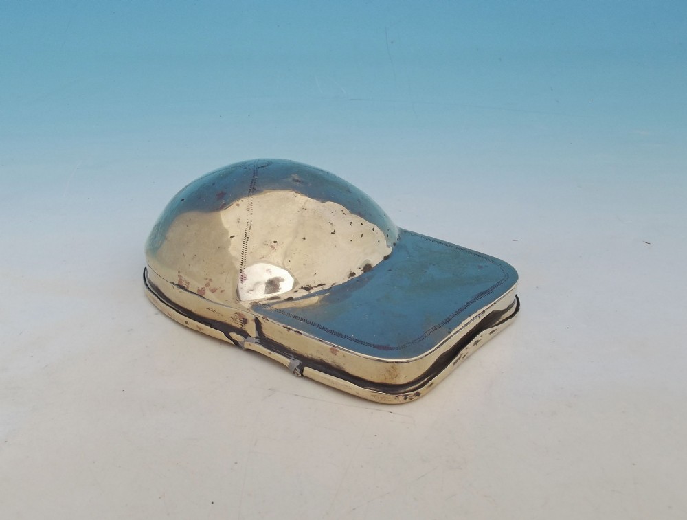 Antique Metalware 19thc Brass Snuff And Tobacco Box.    English. C1820-40