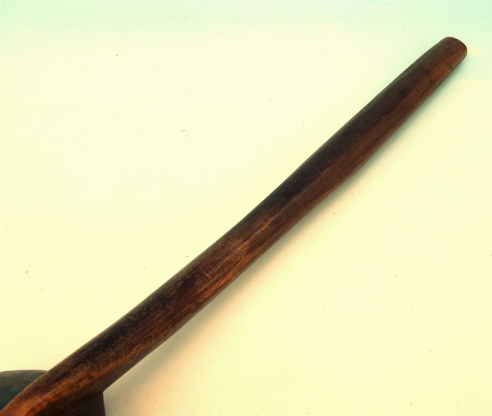 Antique 19thc Treen Welsh Sycamore Ladle.    C1840-60. View IV