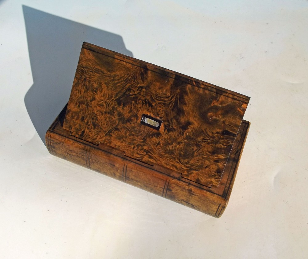 19thc Treen Burr Walnut 