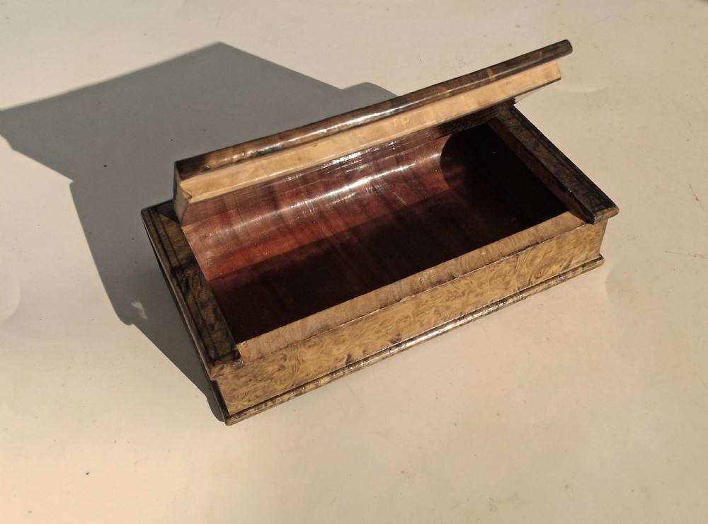 19thc Treen Burr Walnut 