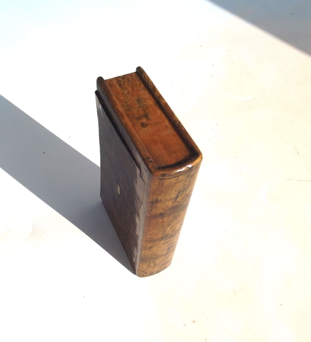 19thc Treen Burr Walnut 