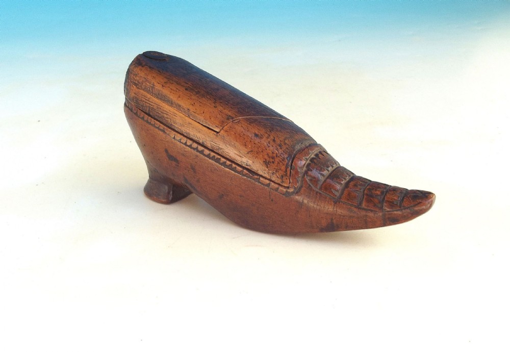 Antique Treen 19thc Fruitwood 