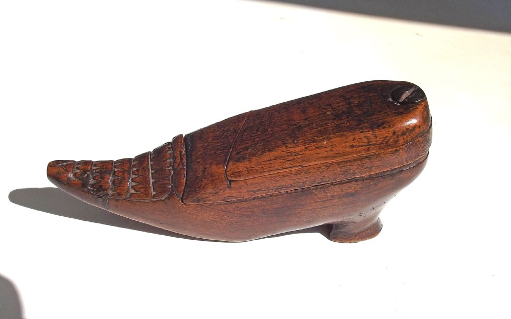 Antique Treen 19thc Fruitwood 