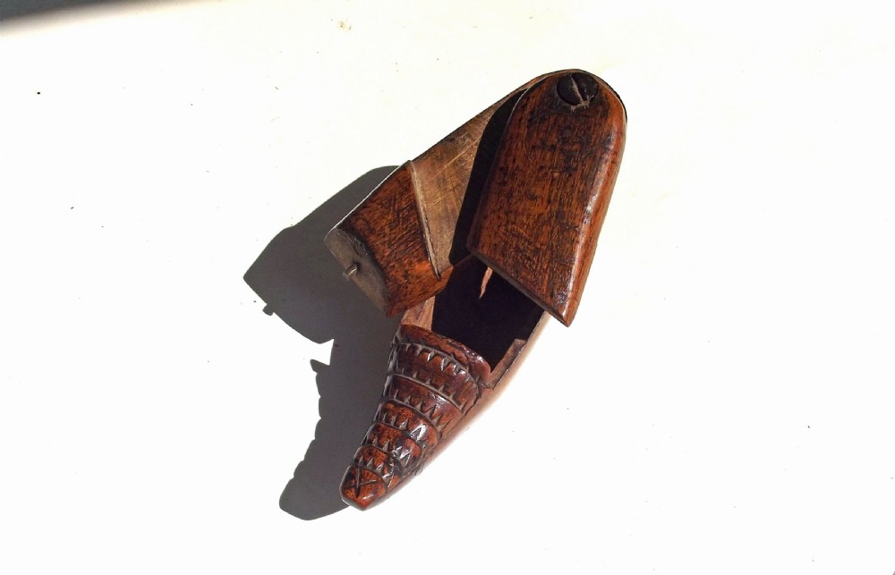 Antique Treen 19thc Fruitwood 