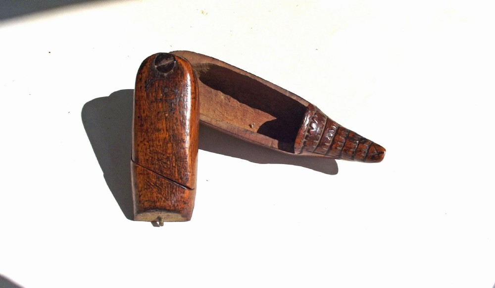 Antique Treen 19thc Fruitwood 