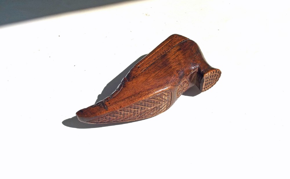 Antique Treen 19thc Fruitwood 
