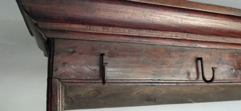A small 18thc Furniture Oak & Ash Potboard Dresser with original rack .   Welsh C1780-90.
 View VII