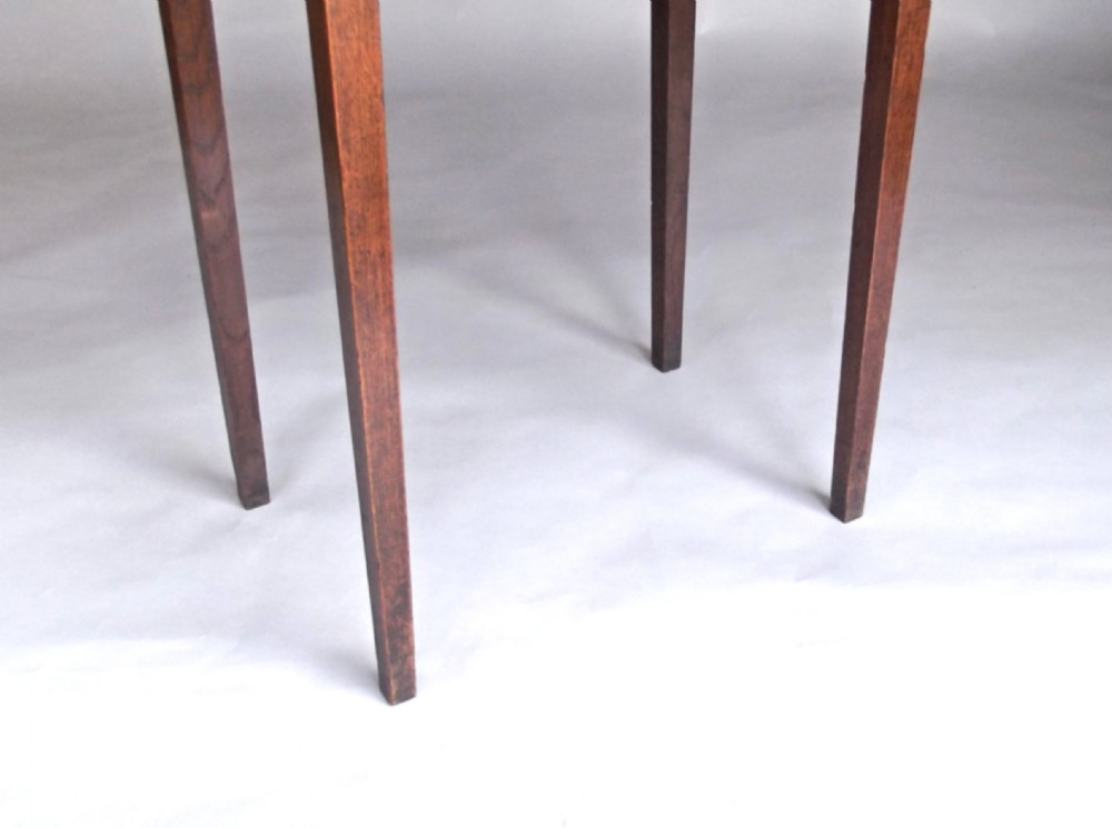 A Small 18thc Oak Desk With Fitted Burr Fronted Draweres. Welsh. C1780 View IV
