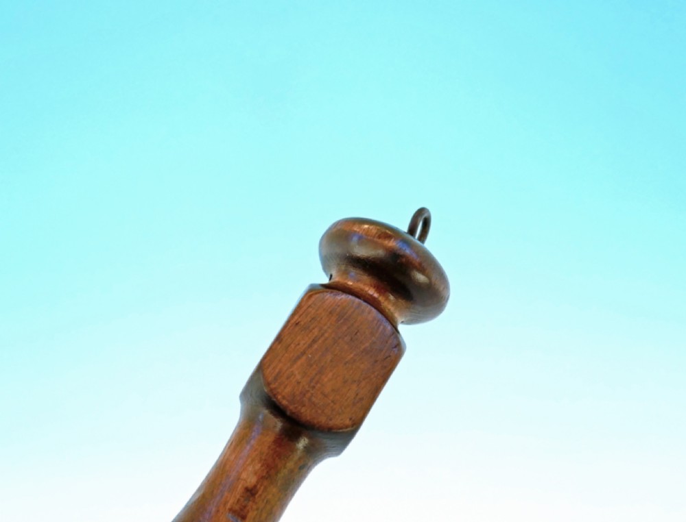 Antique Treen 19thc Unusual Shaped Fruitwood Lemon Juicer.   English C1860-80  View IV