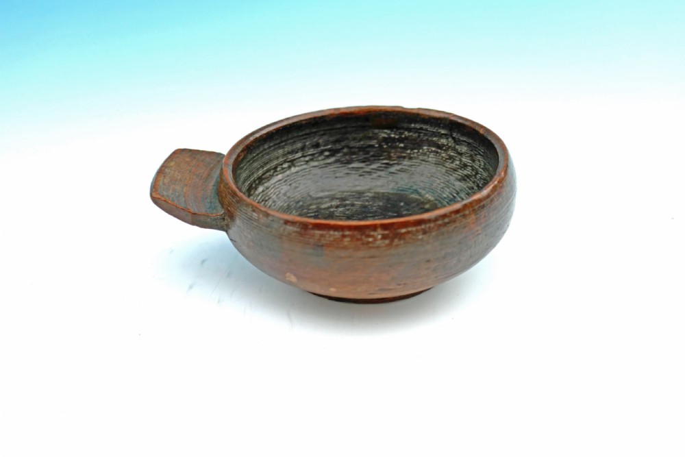 Antique Treen Late 18thc / Early 19thc Beech Turned Wine Taster.     English. C1790-C1800.