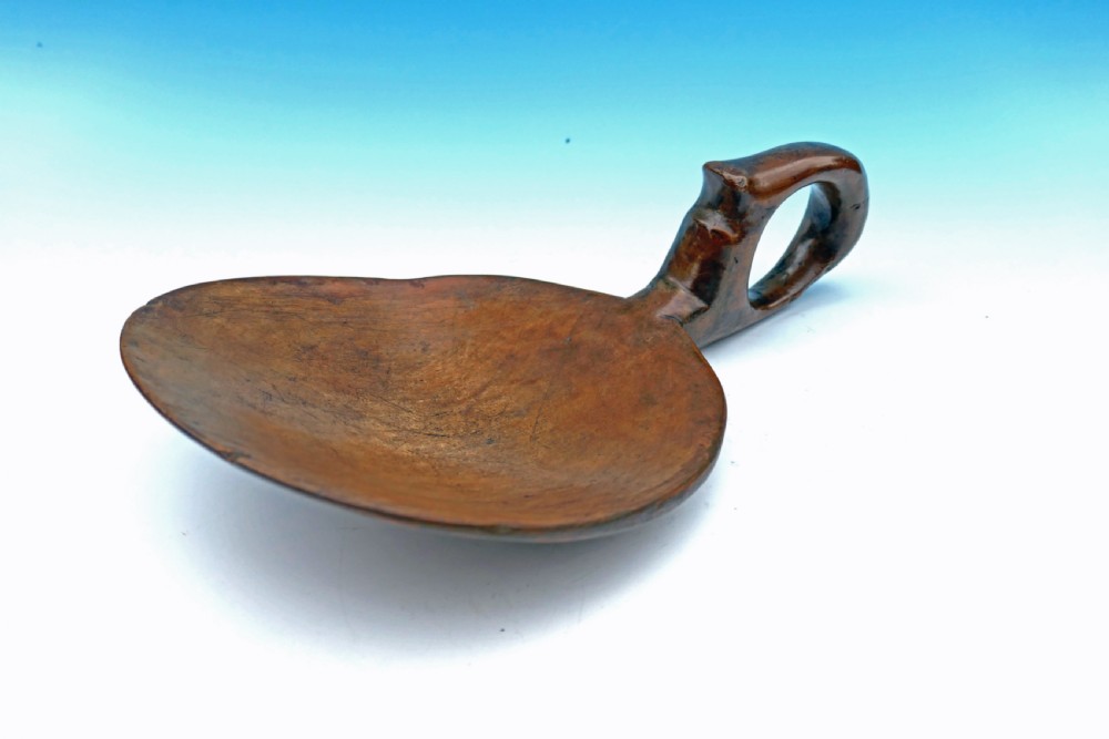 Antique 19thc Treen Sycamore Dairy Skimmer.    Welsh C1820-40.