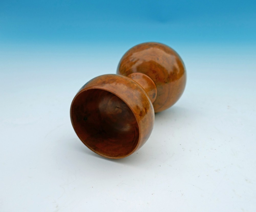 A 19thc Treen Sycamore Double Ended Spice Measure. English C1840-60. View IV