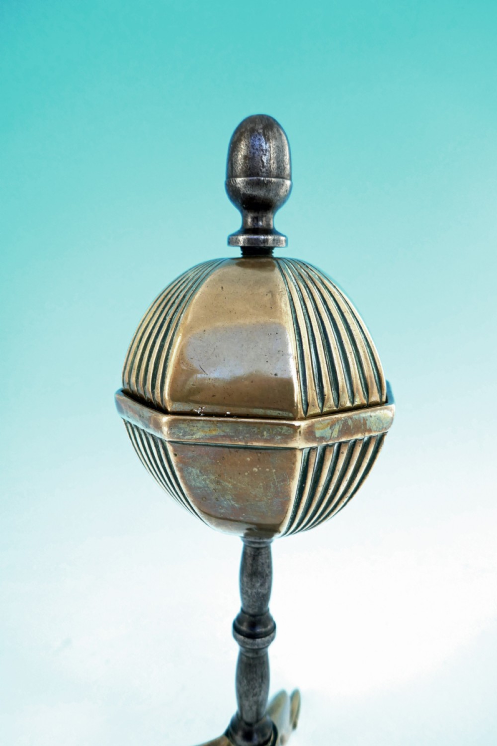  Antique Metalware 18thc Brass & Iron Lace Goffering Iron. English. C1780-90 View II