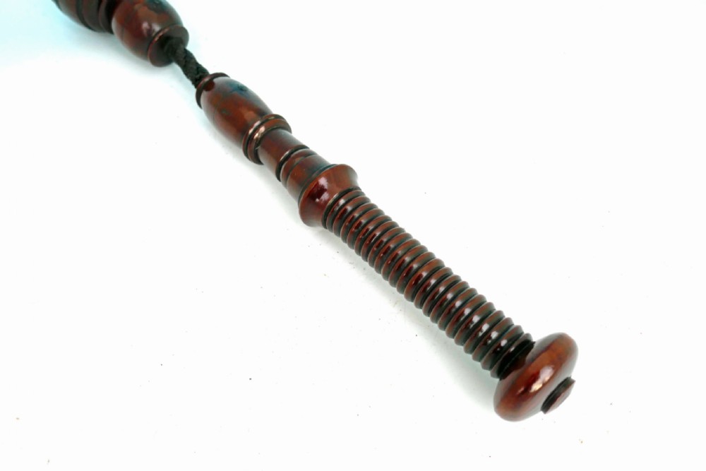 Antique Treen 18thc Turned Cherrywood Life Preserver.    English C1780 View III
