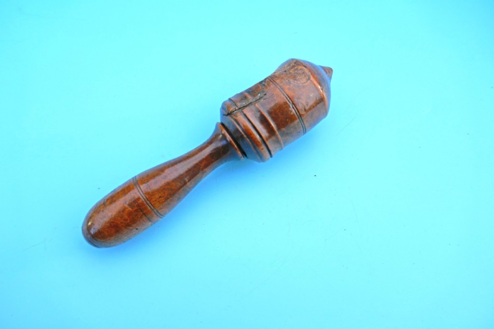 Antique Early 19thc Treen Boxwood Pocket Nutcrackers.  French C1800-20. View II