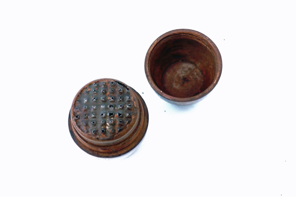 Late 18thc Treen  Turned Sycamore Nutmeg Grater .   English. C1770-90. View III