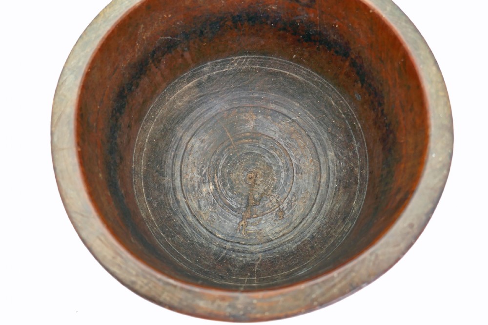 Early 19thc Large Treen Sycamore Kitchen Mortar.     English C1800- 20. View III