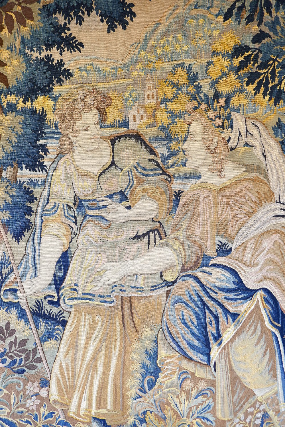 Antique Textiles Late 18thc French Wall Hanging Tapestry.    French  C1780-C1800