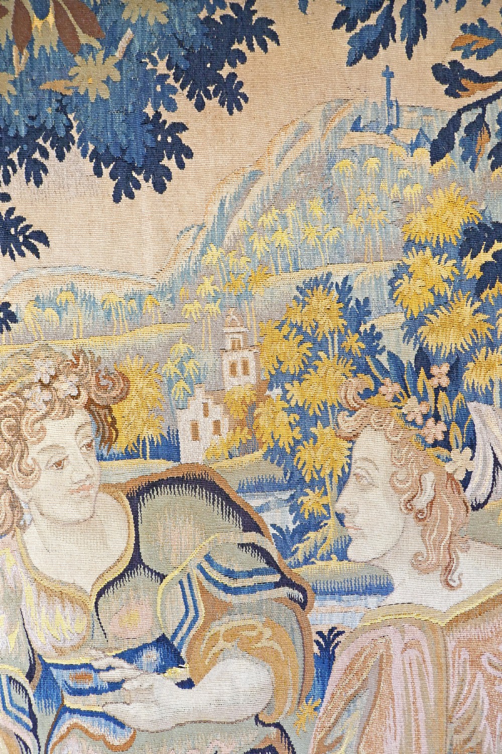 Antique Textiles Late 18thc French Wall Hanging Tapestry.    French  C1780-C1800 View III