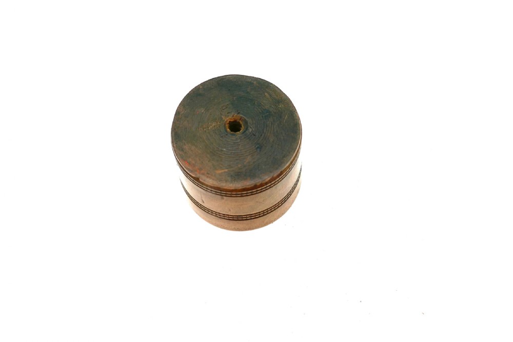 Antique Early 19thc Treen Sycamore Turned Salt With Hobnail Decoration.  English C1800-20. View III