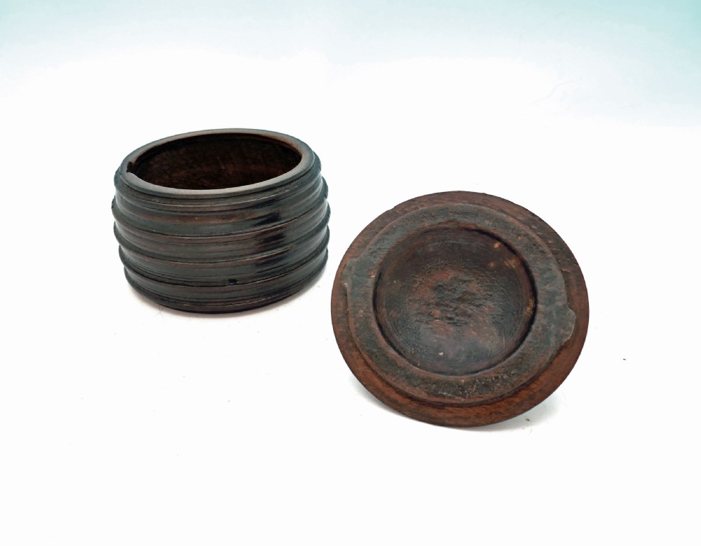 Antique Treen 19thc Turned Beech 