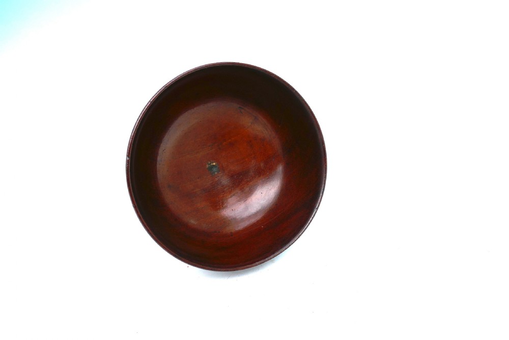 Antique Treen 19thc Turned Fruitwood Table Salt.    English C1820-40. View II