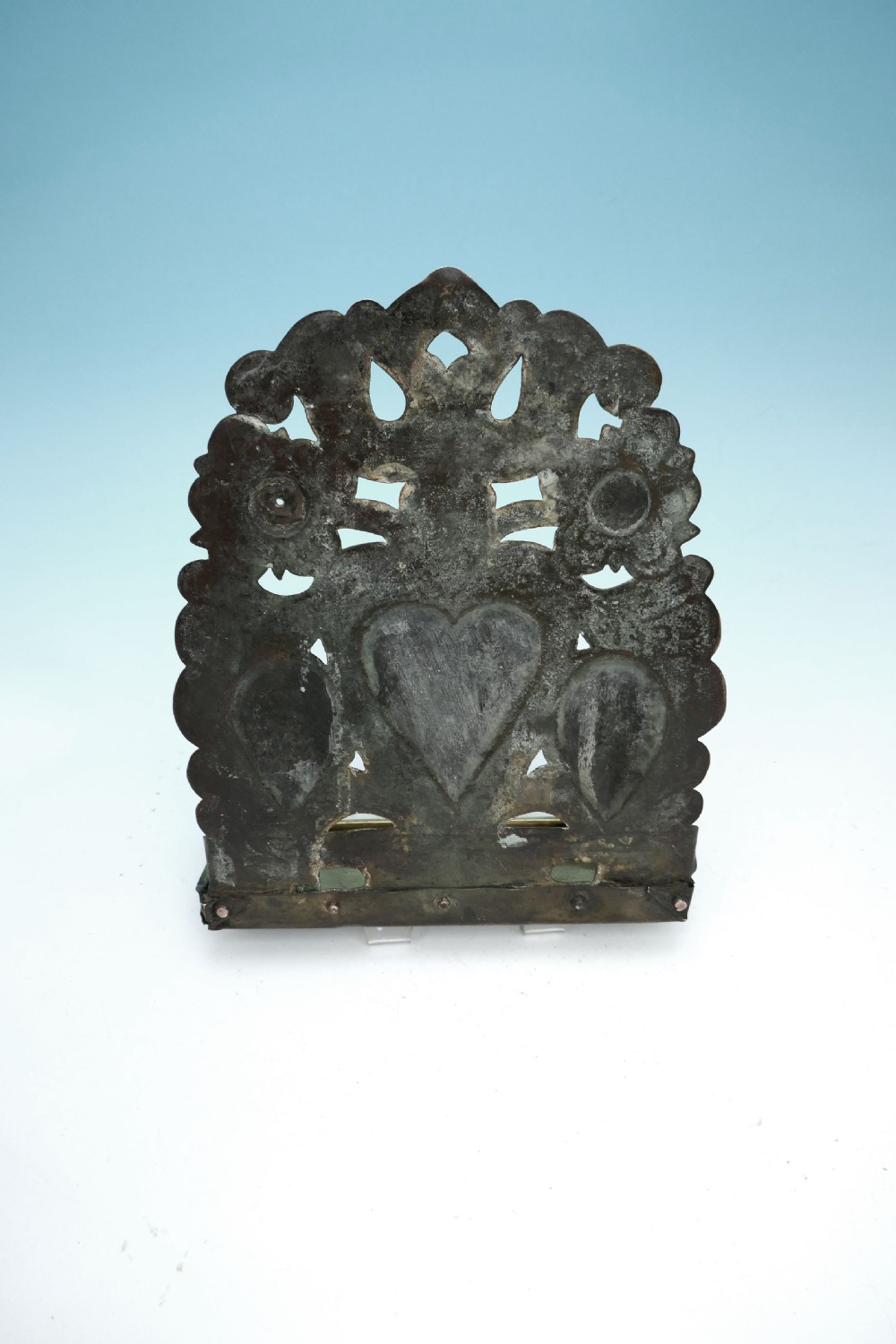 Late 17th / 18thc Early Metalware Brass Decorative Wall Sconce.   Dutch  C1680-C1720. View V